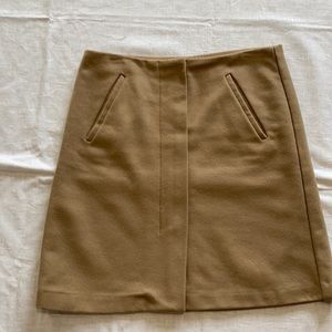 Stile Benetton kaki colored wool skirt